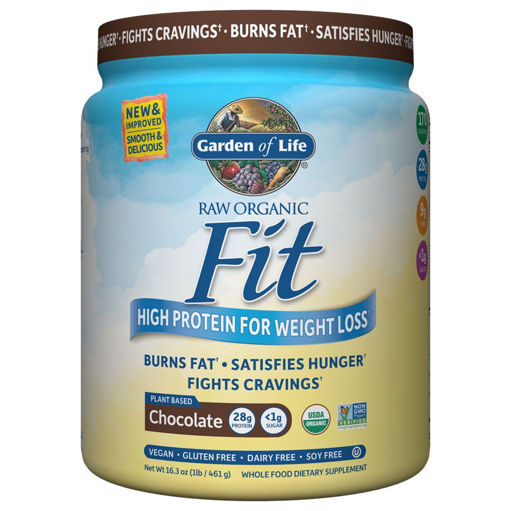 Garden of Life Raw Organic Fit Chocolate Protein Powder 461g