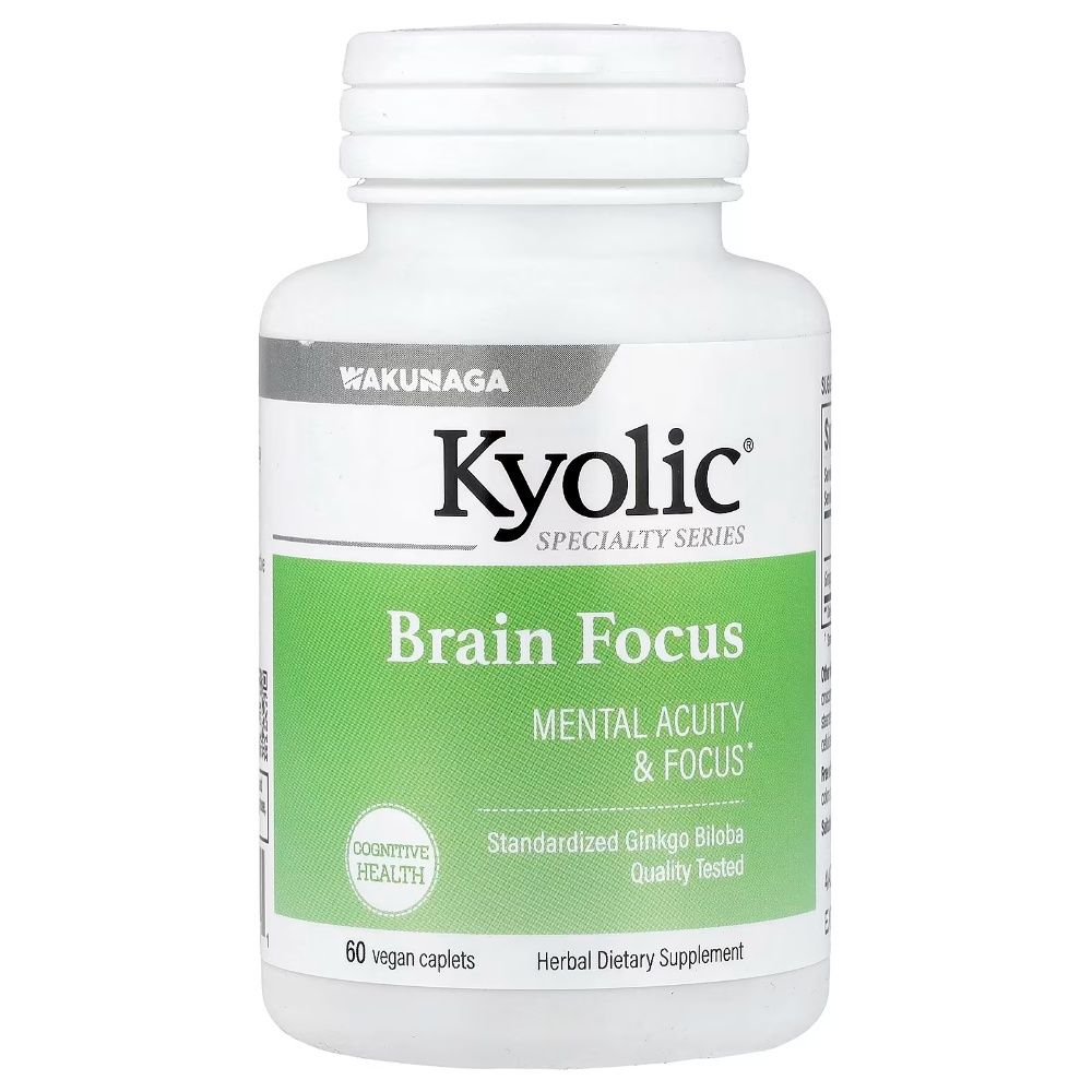 Kyolic Brain Focus 60 Veggie Caplets