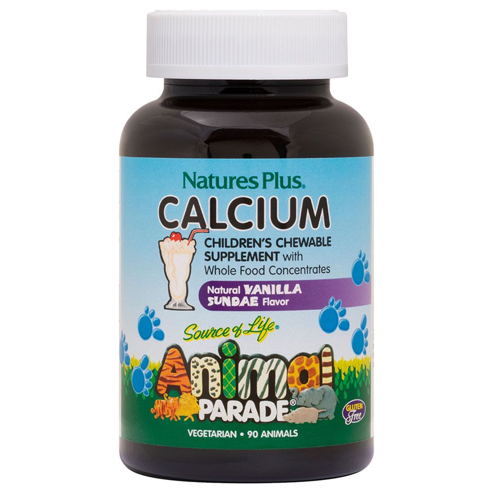 أقراص الكالسيوم القابلة للمضغ للأطفال من أنيمال باريد، إصدار التسعينيات