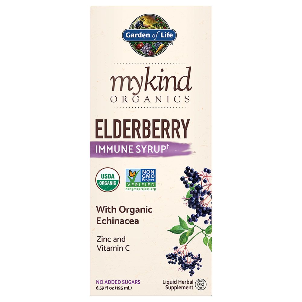 Garden of Life - mykind Organics Elderberry Syrup 195ml