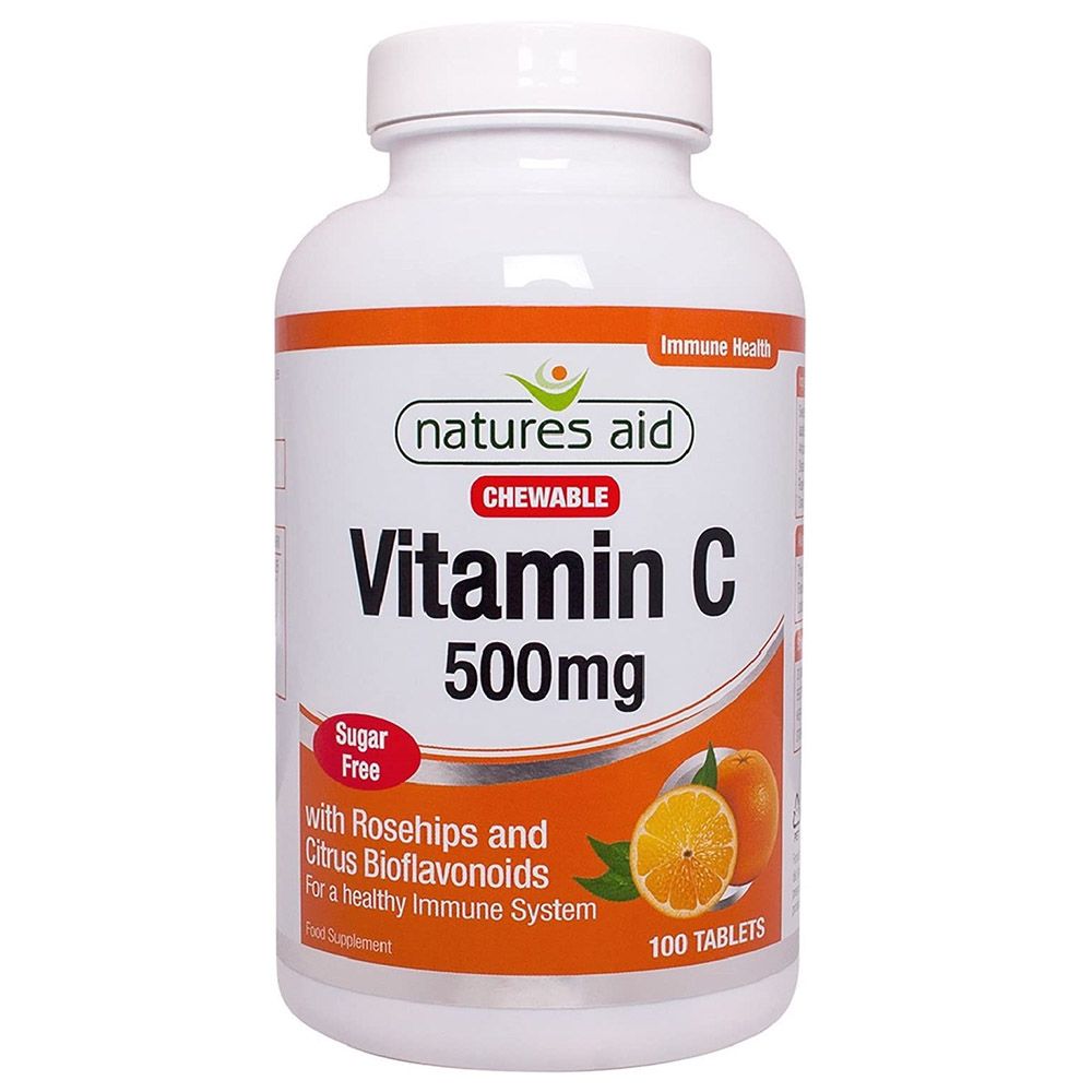 Natures Aid - Vitamin C 500mg - 100 Tablets