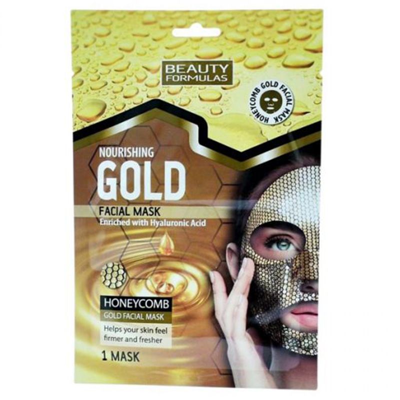 Beauty Formulas - Gold Nourishing Honeycomb Mask 1's Pack
