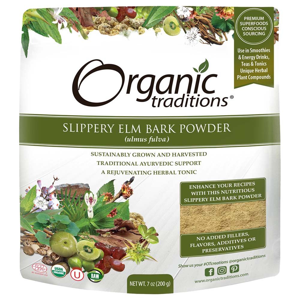 Organic Traditions Slippery Elm Bark Powder 200g
