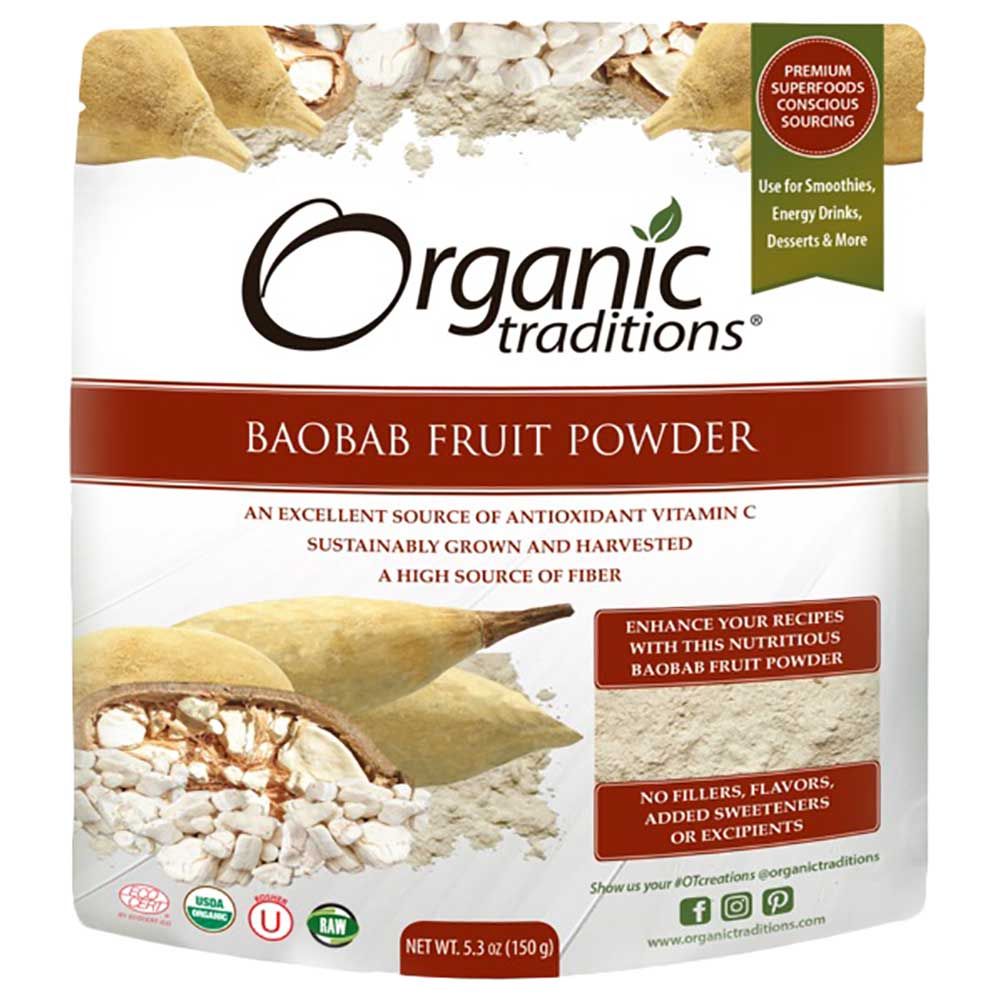Organic Traditions Baobab Fruit Powder 150g