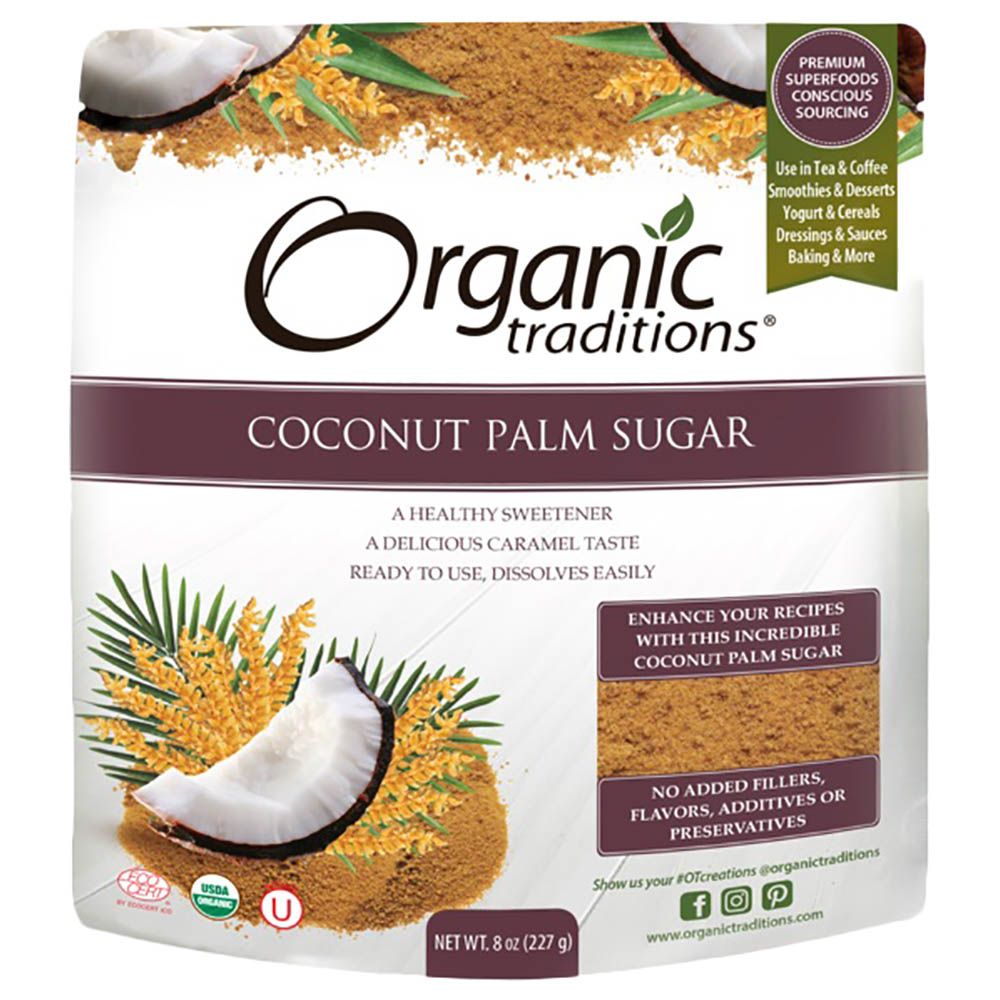 Organic Traditions Coconut Palm Sugar 227g