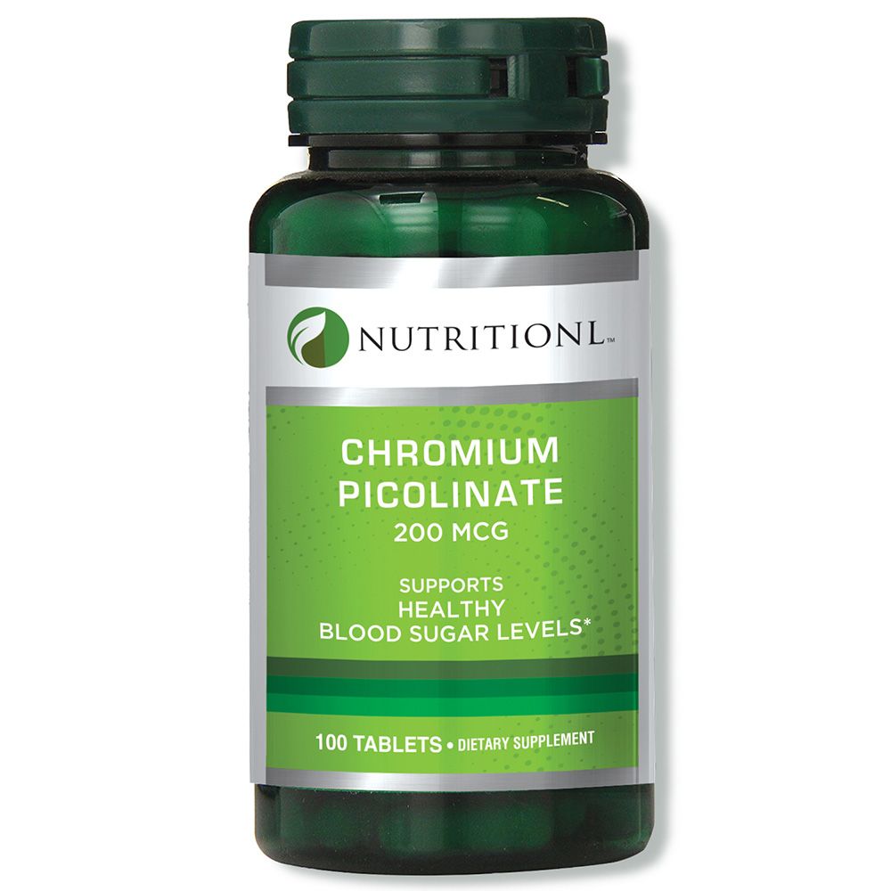 Nutritionl - Chromium Picolinate 200Mcg 100 Tablets