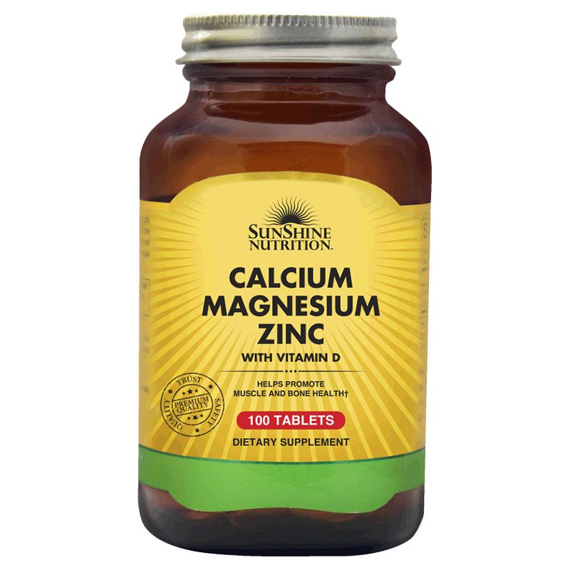 Sunshine Nutrition - Calcium Magnesium - 100 Tablets