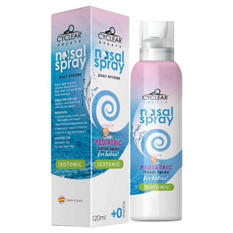 بخاخ أنفي متساوي التوتر للأطفال من سايكلير - 0+ 120 مل