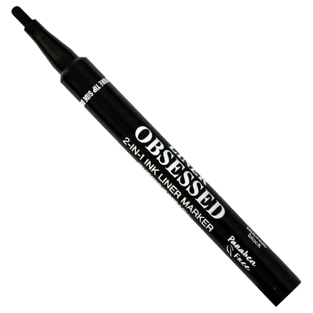 Palladio - Liner Obsessed Liner Marker - 2-In-1 - 1Ml - Black