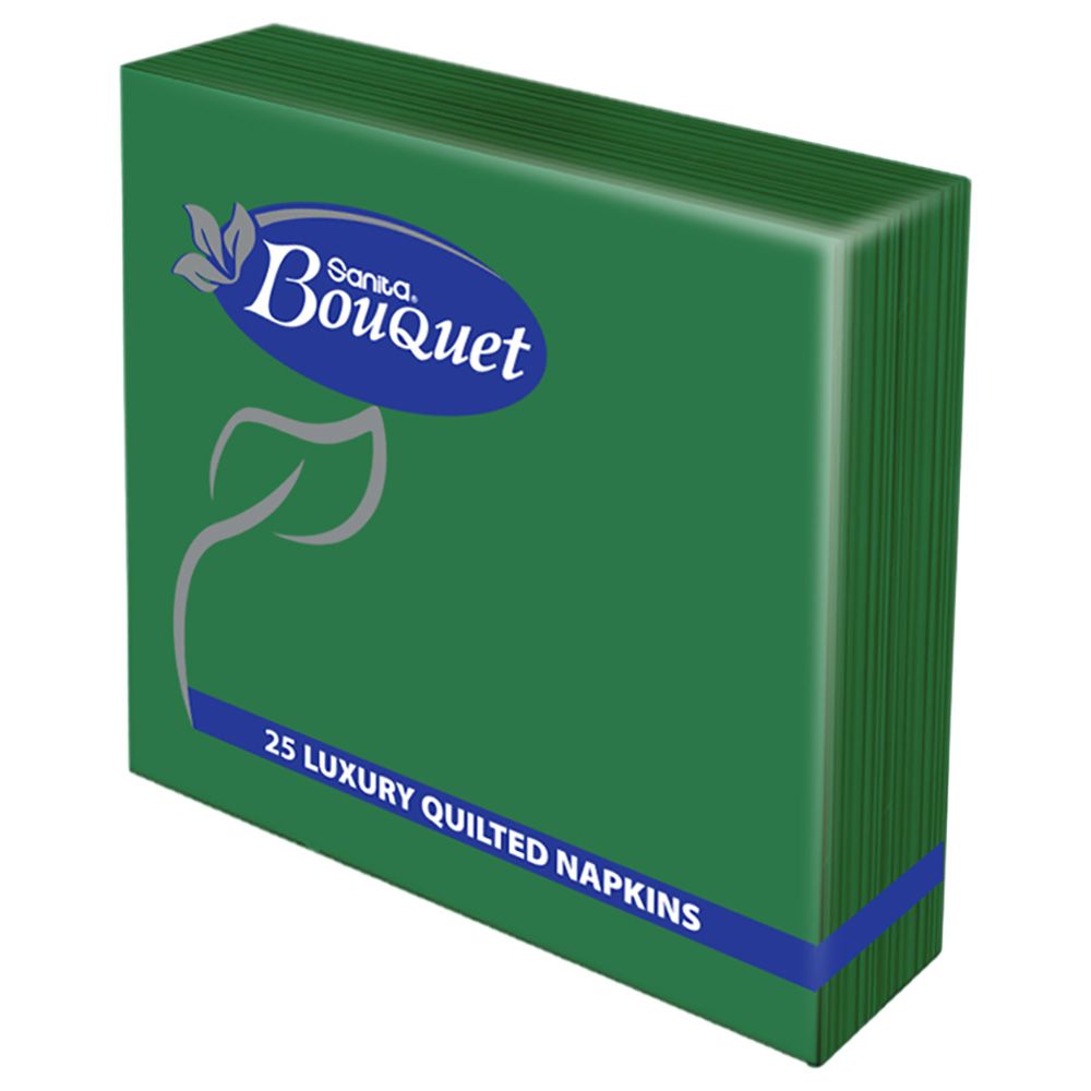 Sanita Bouquet - Table Napkins Green Sheet Size 40