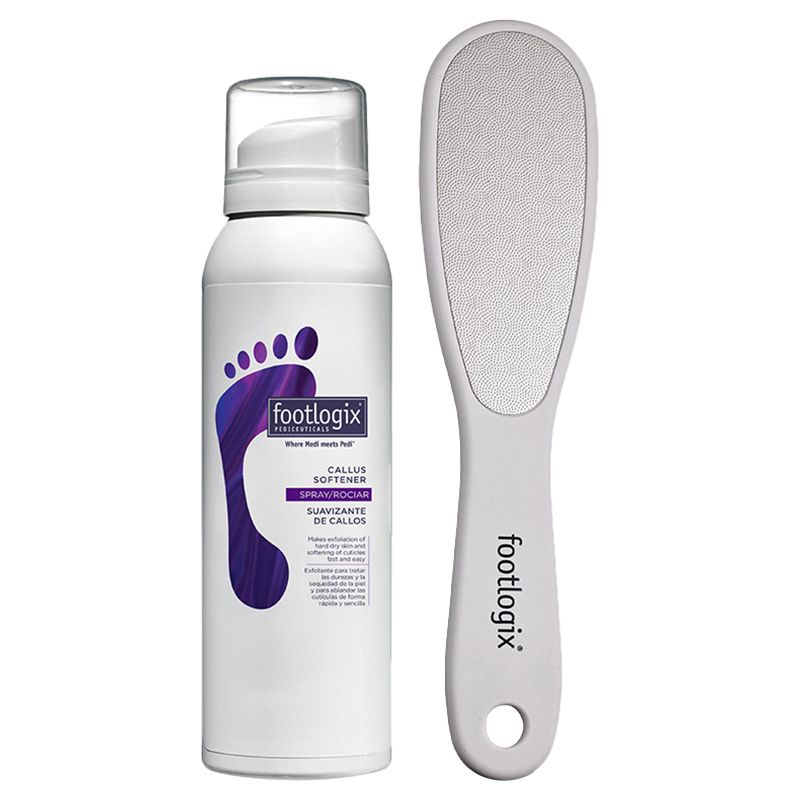 فوت لوجيكس - مجموعة العناية المنزلية بالقدمين - أبيض