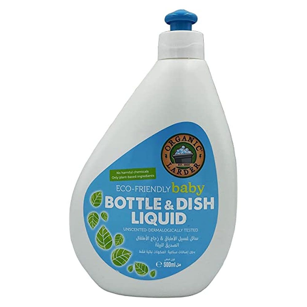 Organic Larder - Baby Bottle & Dish Liquid 500ml
