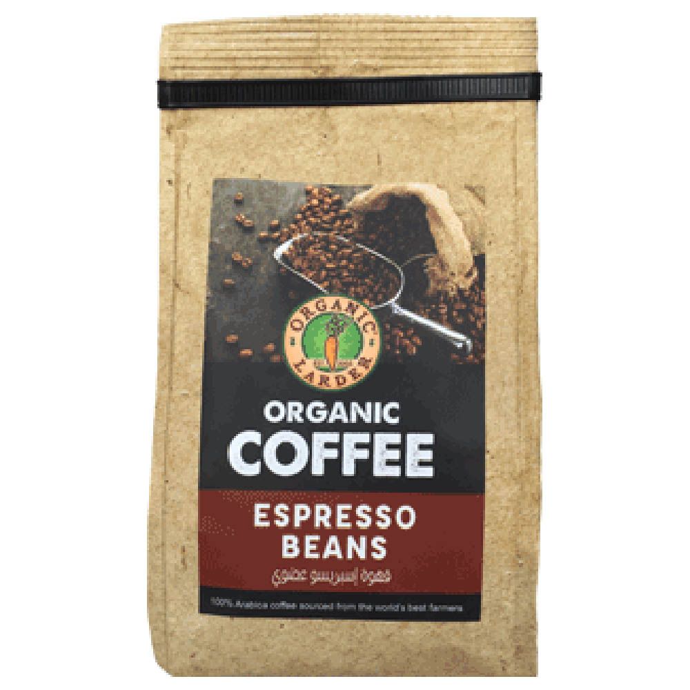 أورجانيك لاردر - حبوب قهوة إسبريسو - 250غ