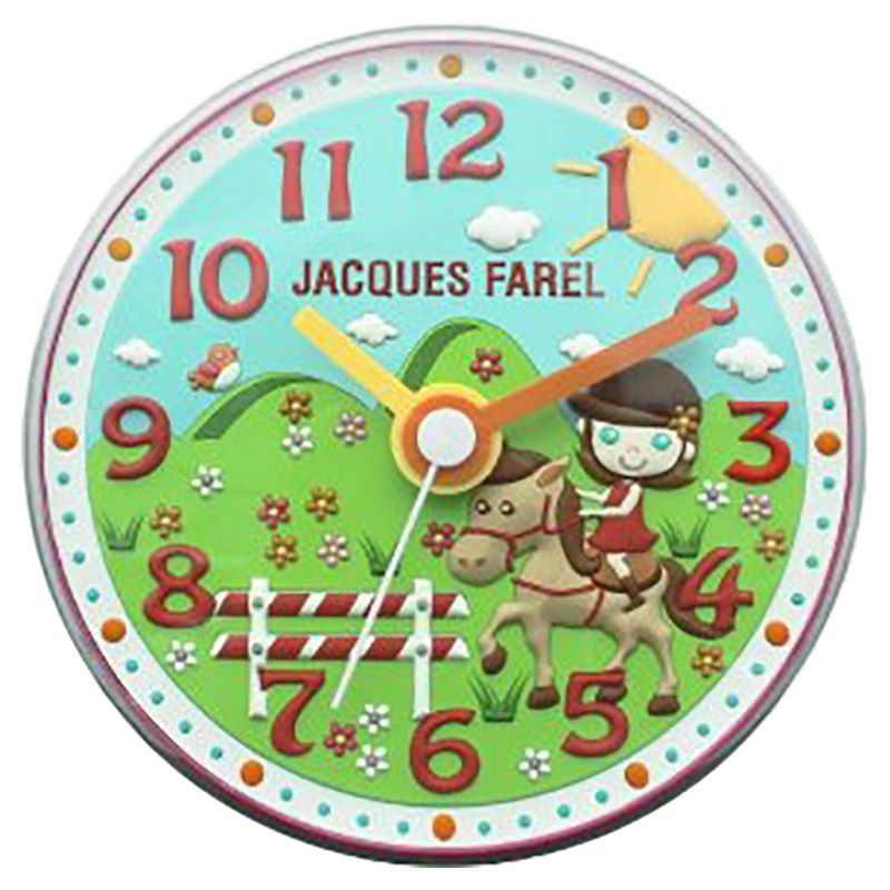 Jacques Farel - Horse Riding Excursion Kids Room Wall Clock