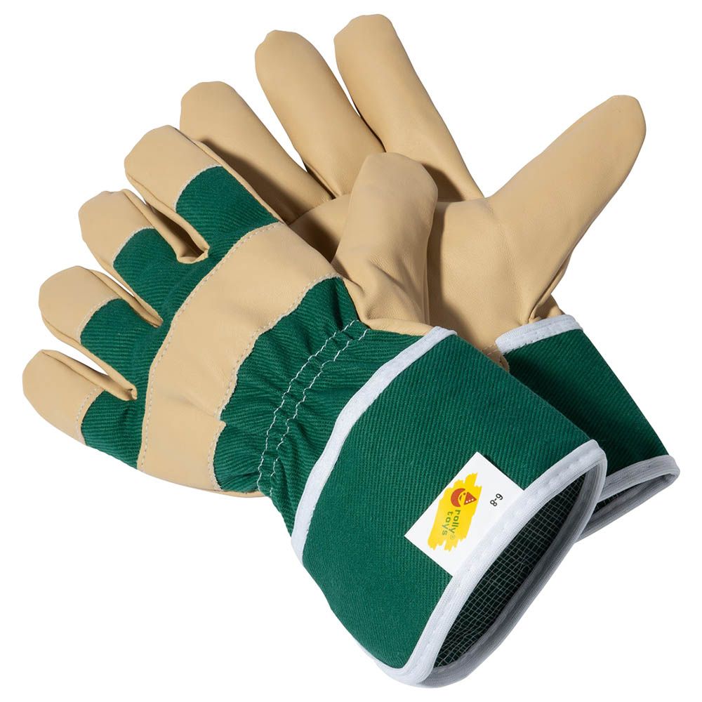 Rolly Toys - Work Gloves For Kids - Green