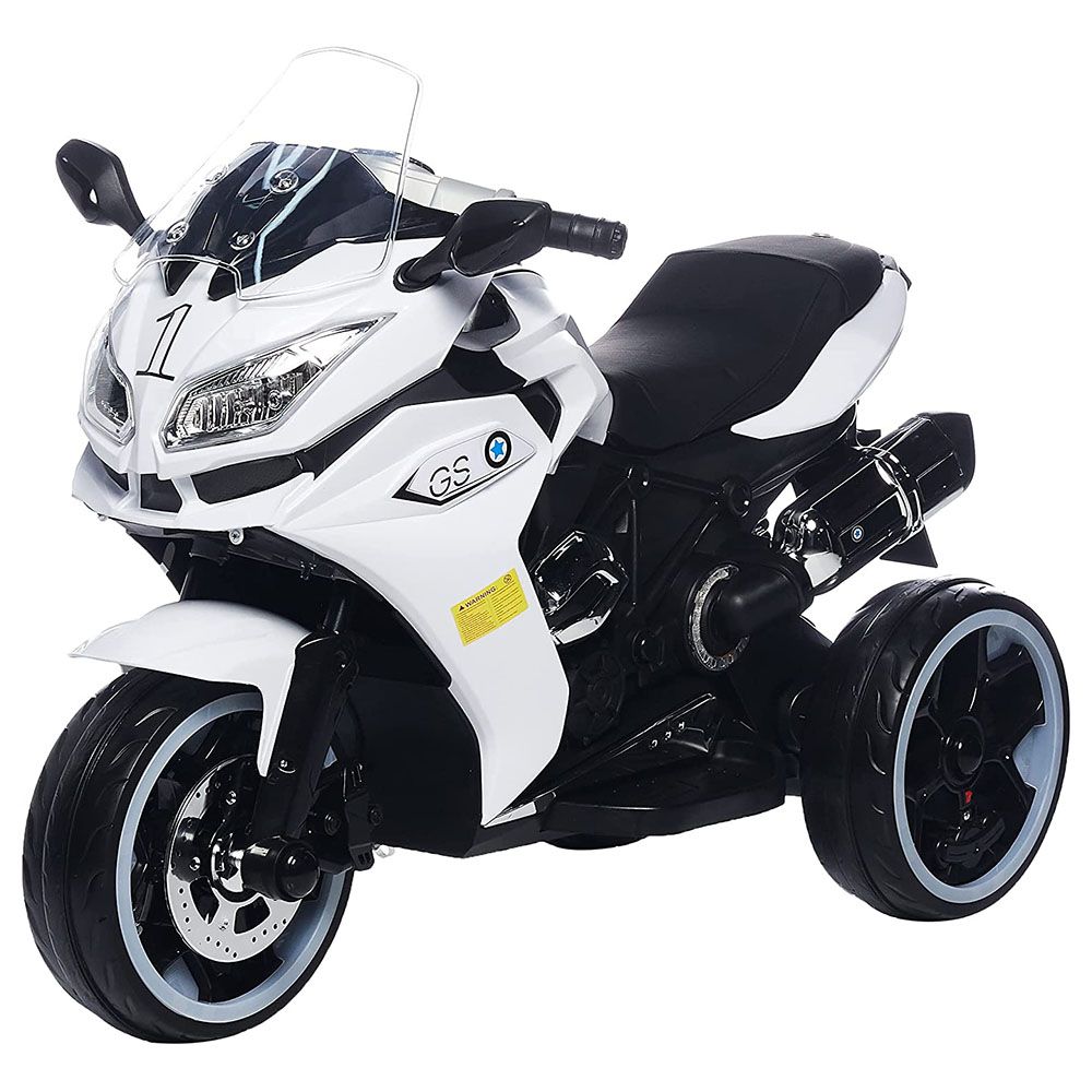 Amsham - 12V GS Sports Motor Bike - White