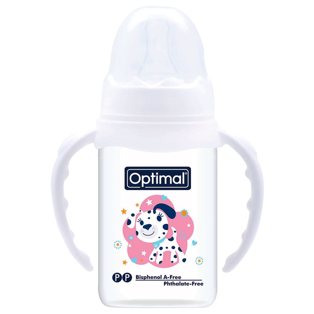 Optimal - Slim Waist Bottle w/ Handle - 140ml - White