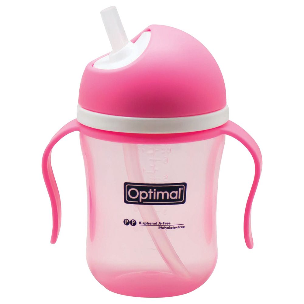Optimal - Non - Spill Training Cup - Pink - 220ml