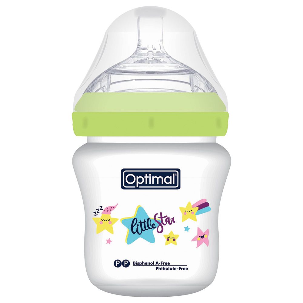 Optimal - Mamilla Extra Wide Neck Bottle - 210ml - Green