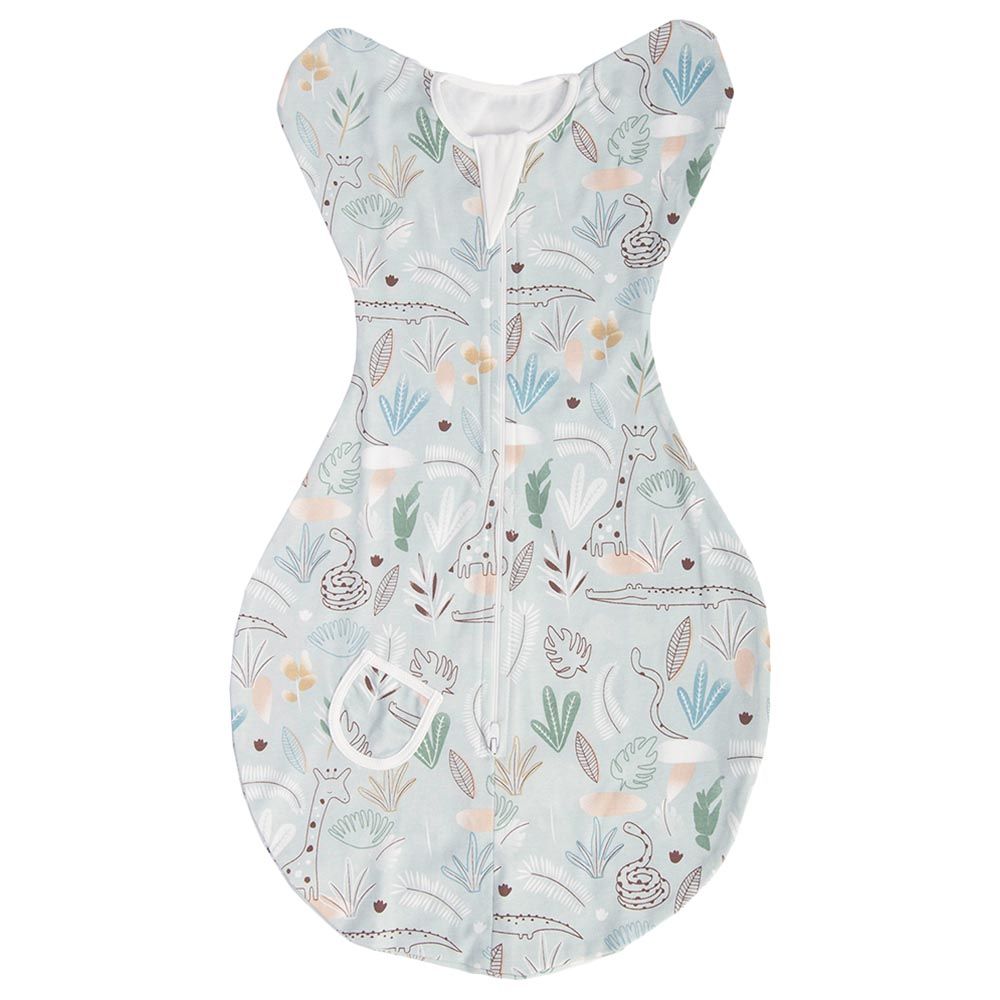 Tiny Toes - Baby Boys Printed Swaddle - Blue