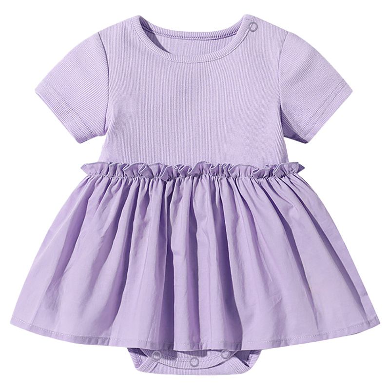 Sugar Rush - Girls Short Sleeves Bodysuit - Purple