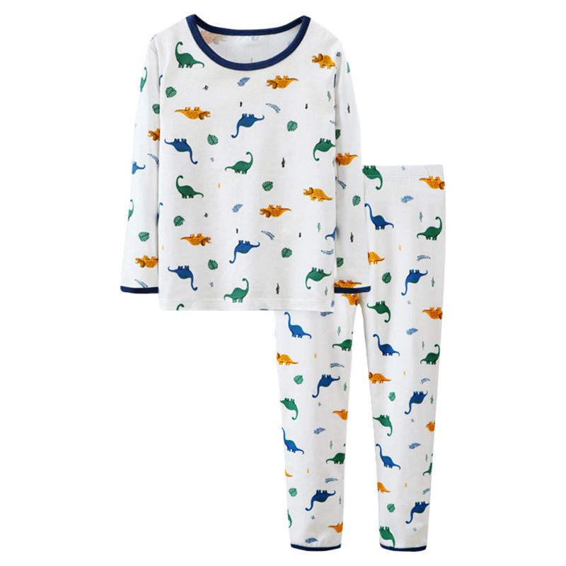 Sugar Rush - 2pc-Set - Printed Round Neck Sleepwear - White