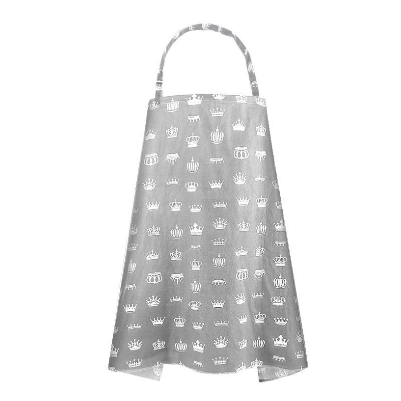 Blooming Blossom - Breathable Nursing Cover - Grey