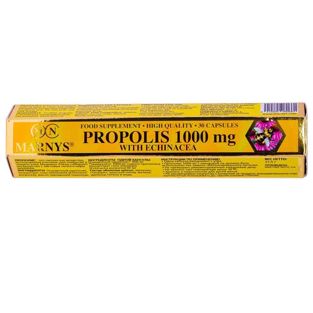 Marnys - Propolis 1000MG W/ Echinacea Capsules - 30's