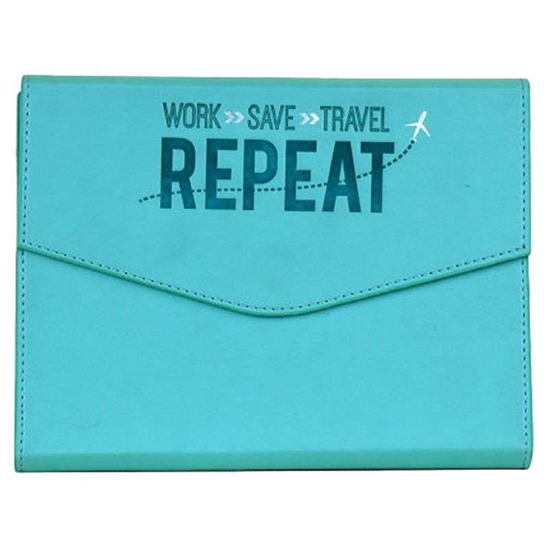 Doodle - Travel Buff Pu Leather Organizer - Blue