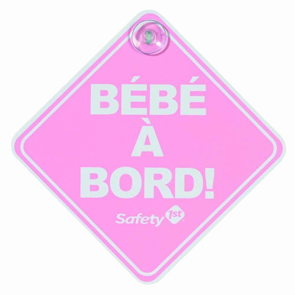 Safety 1st - Baby on Board - Pink & Blue