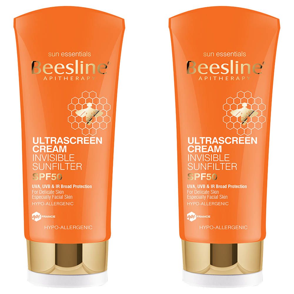 بيزلين - كريم واقي شمس ألترا سكرين شفاف SPF50 - 60 مل - عدد 2