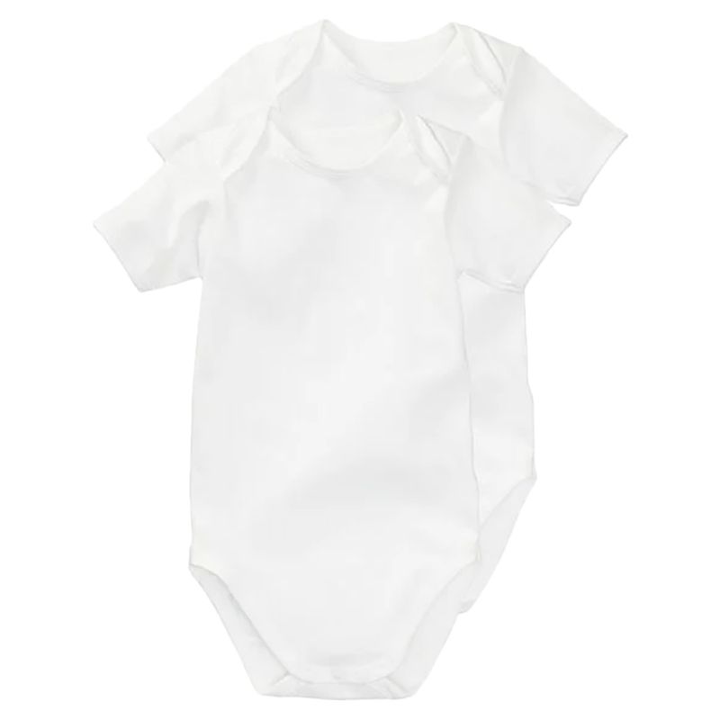 Hema - Organic Short Sleeves Pack of 2 - White
