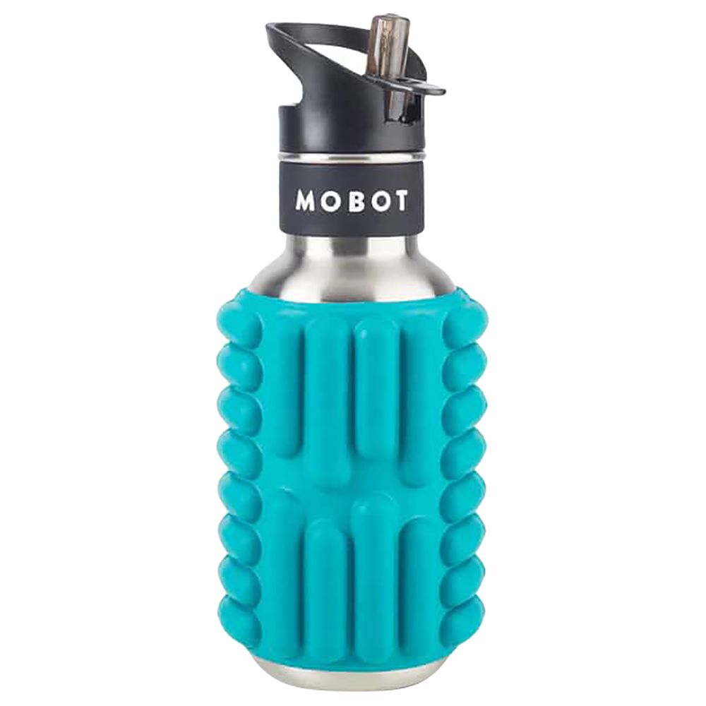 Mobot - Firecracker Foam Roller Water Bottle - 532.3Ml - Aqua