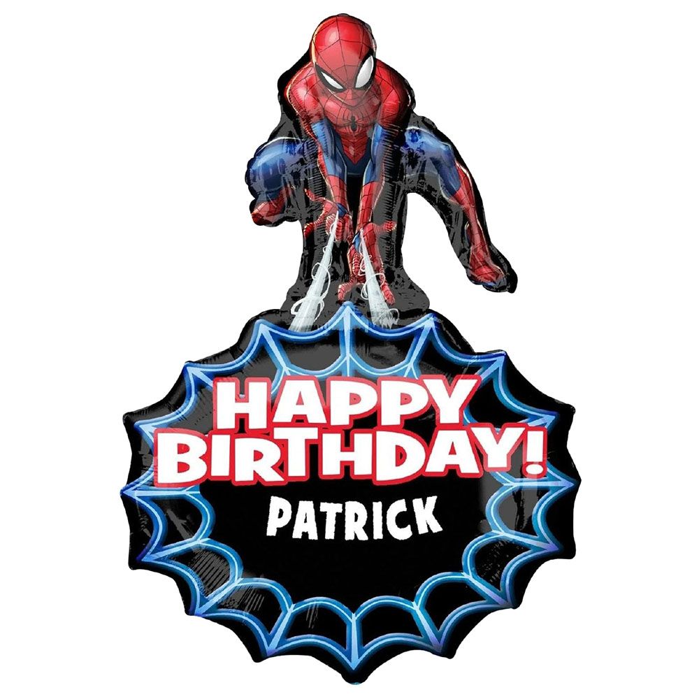 Anagram - Spiderman Personalized Foil Balloon