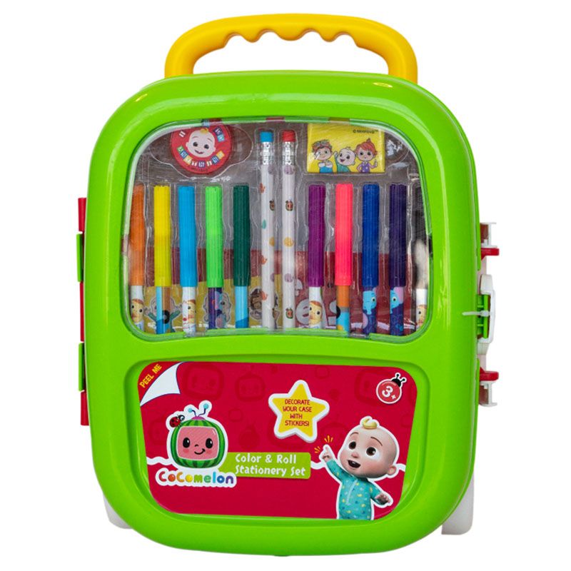Cocomelon - Color & Roll Stationary Set