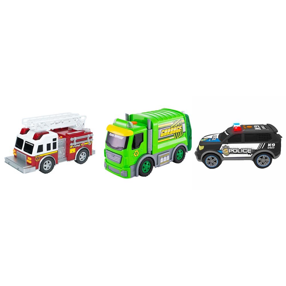 Road Rippers - City Service Fleet Fire Truck Toy 1pc - Assorted