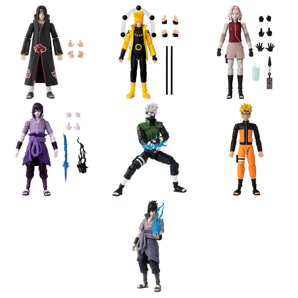 Naruto Anime Heroes 6.5-Inches 1pc - Assorted