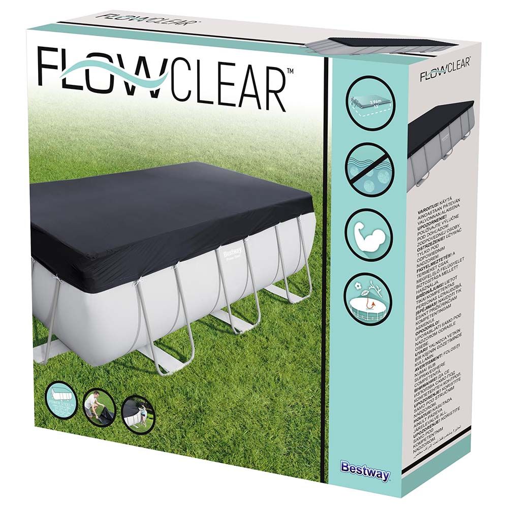 Bestway - Steel Pool Cover 4.12x2.01cm - Blue