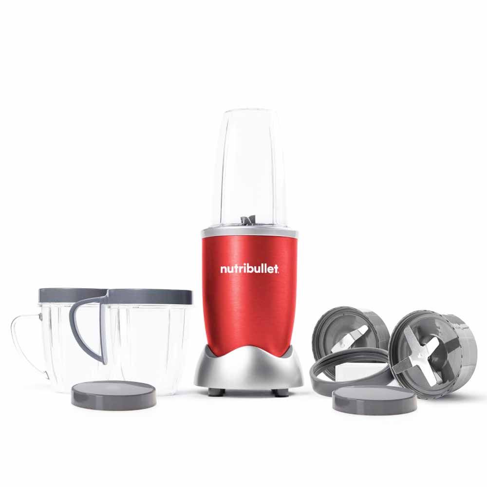 NutriBullet - 9pc Accessories High-Speed Blender 600W - Red