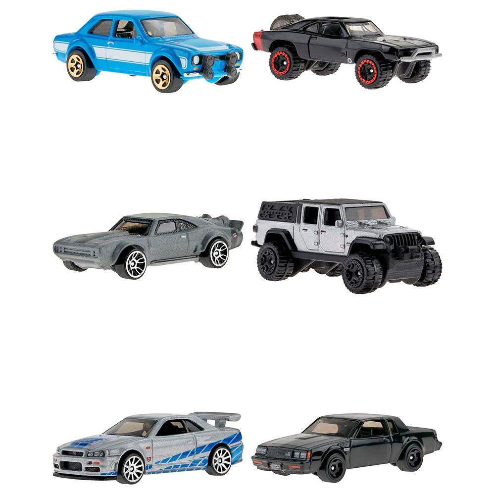 Hot Wheels - 1/64 Cars Fast & Furious Scale Vehicle - Assorted 1pc