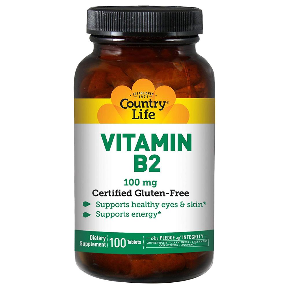 Country Life - Vitamin B2 100mg Tablets 100's