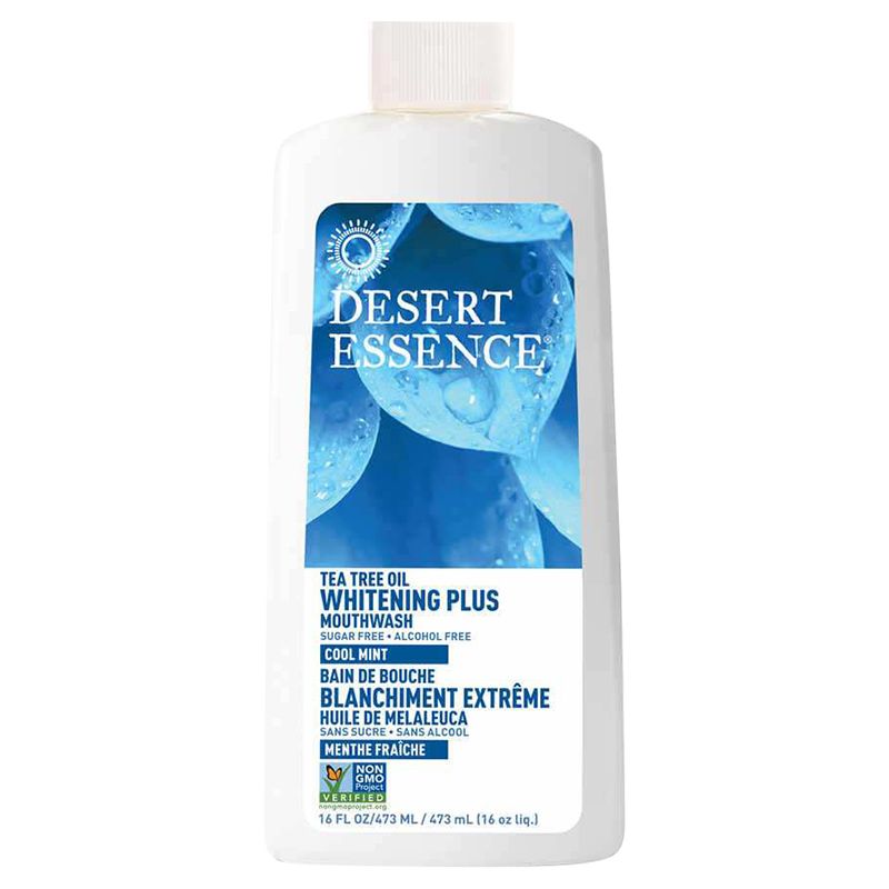 Desert Essence - Tea Tree Oil Whitening Plus Mouthwash 437ml