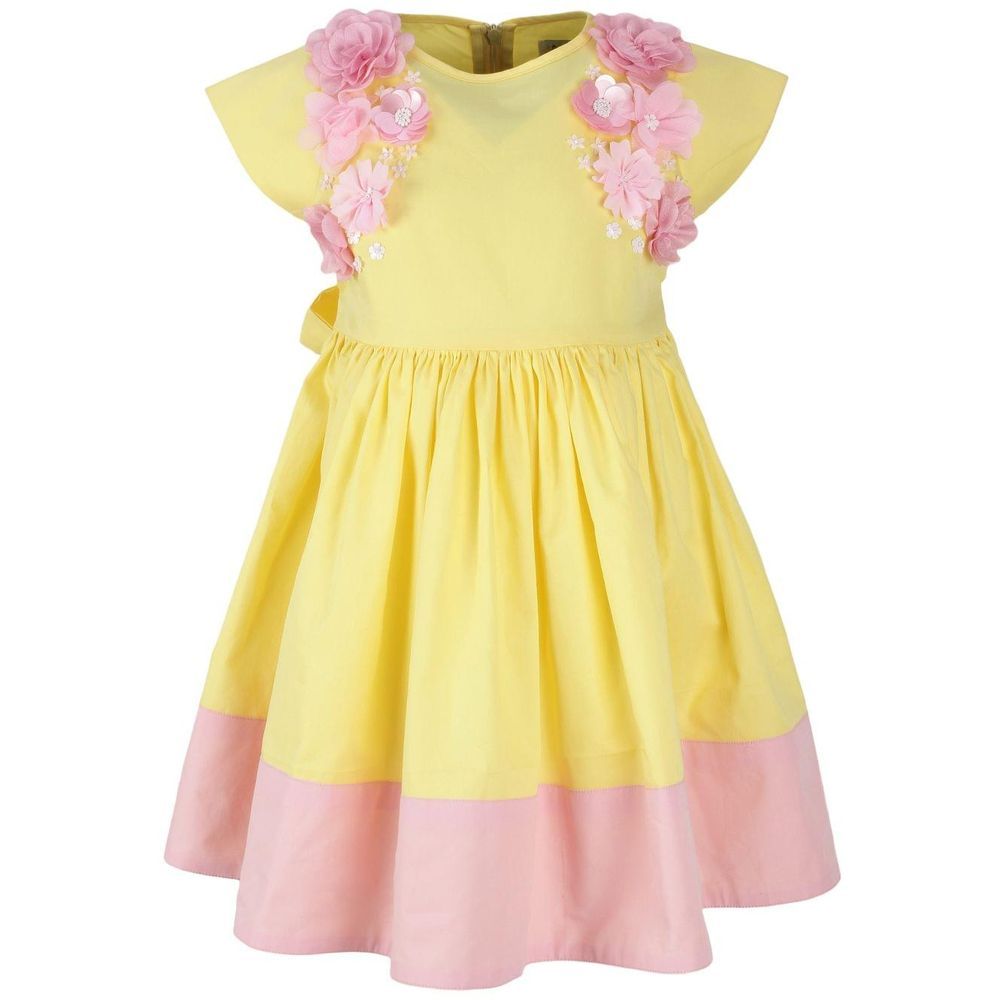 A Little Fable - Yellow Aiden Garden Dress