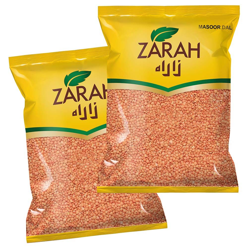 Zarah - Masoor Dal - 1000G - Pack Of 2