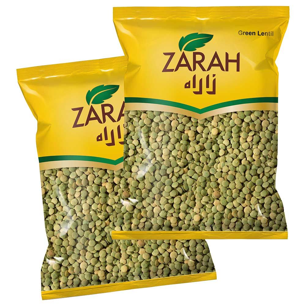 Zarah - Green Lentil - 1Kg X 2
