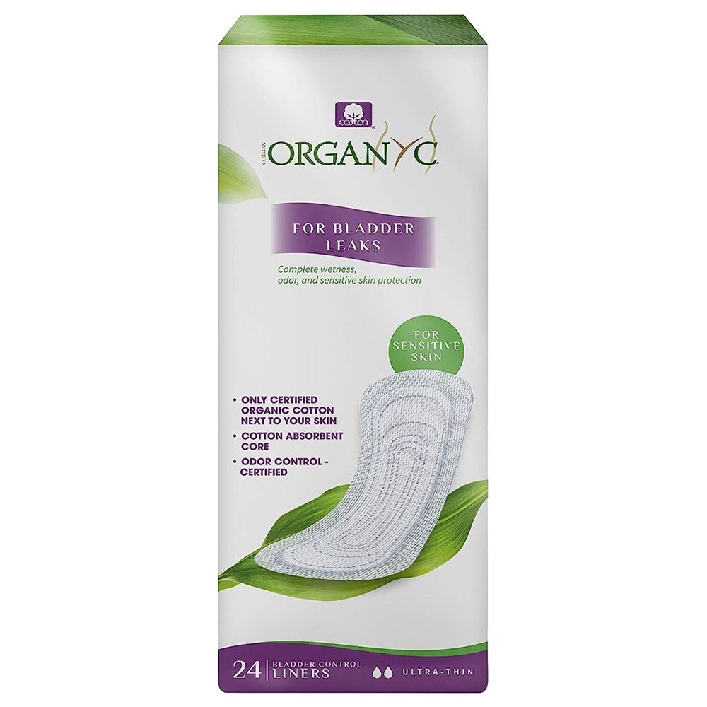 Organyc - Light Incontinence Ultra-Thin Liners - 24pcs