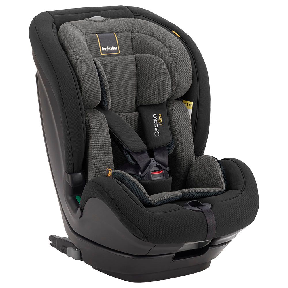Inglesina - Caboto I-Size Group 1/2/3 Car Seat - Vulcan Black 