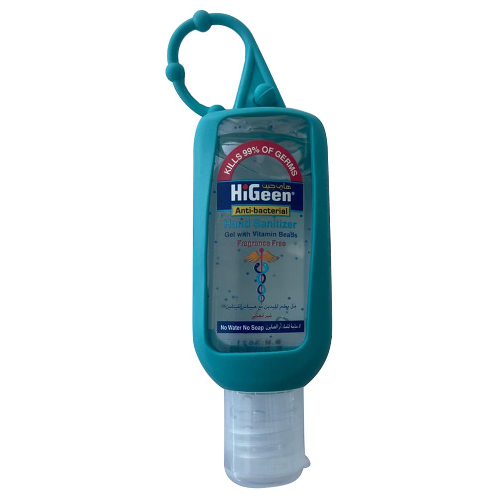 Higeen - Hand Sanitizer With Holder - Fragrance Free - 50Ml