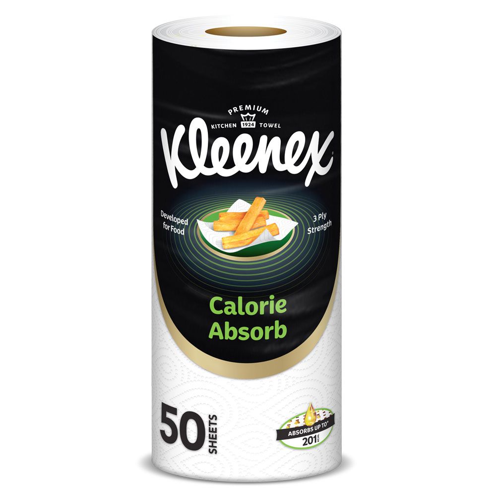 Kleenex - Viva Calorie Absorb Kitchen Towel Roll 50 Sheets