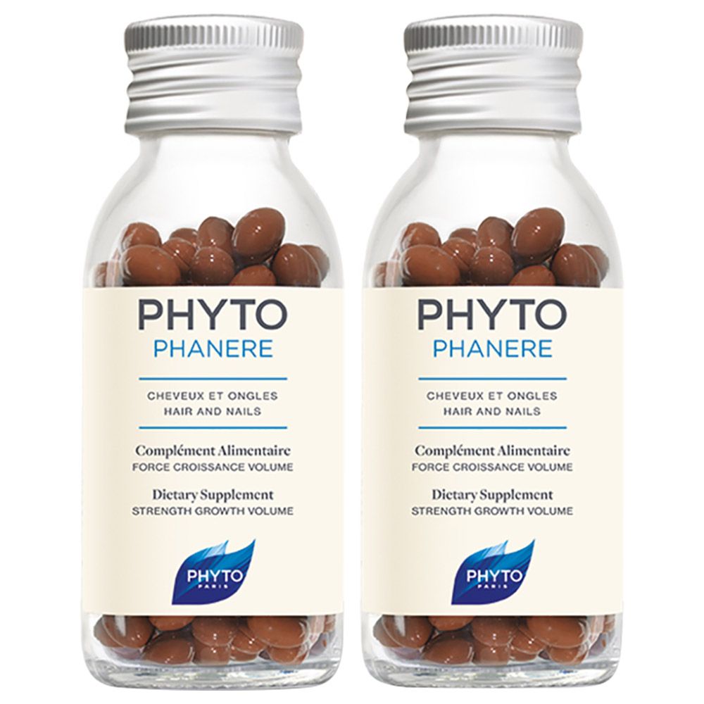 Phyto - Phytophanere Duo Pack for Hair and Nail Strength,Pack of 2 240 Capsules